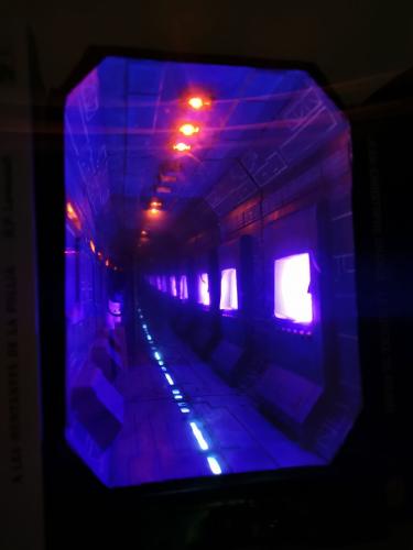 Designing a booknook: Sci-Fi Corridor